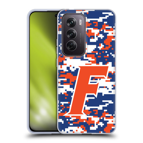 University Of Florida UF University Of Florida Digital Camouflage Soft Gel Case for OPPO Reno12 Pro 5G