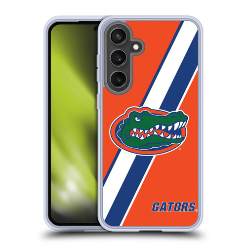 University Of Florida UF University Of Florida Stripes Soft Gel Case for Samsung Galaxy S24 FE