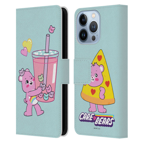 Care Bears Sweet And Savory Cheer Drink Leather Book Wallet Case Cover For Apple iPhone 13 Pro