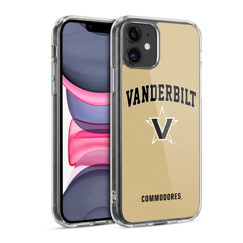 Vanderbilt University Vandy Vanderbilt University Campus Logotype Soft Gel Case for Apple iPhone 11