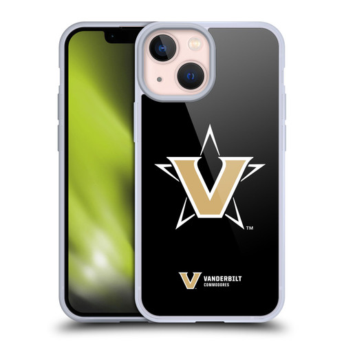 Vanderbilt University Vandy Vanderbilt University Plain Soft Gel Case for Apple iPhone 13 Mini