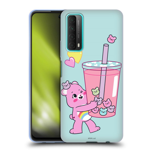 Care Bears Sweet And Savory Cheer Drink Soft Gel Case for Huawei P Smart (2021)