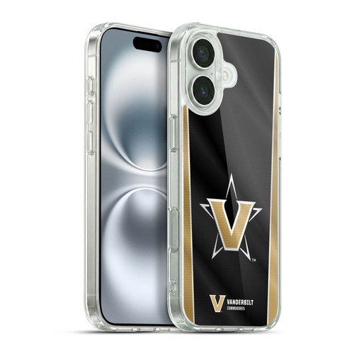 Vanderbilt University Vandy Vanderbilt University Banner Soft Gel Case for Apple iPhone 16 Plus & MagSafe