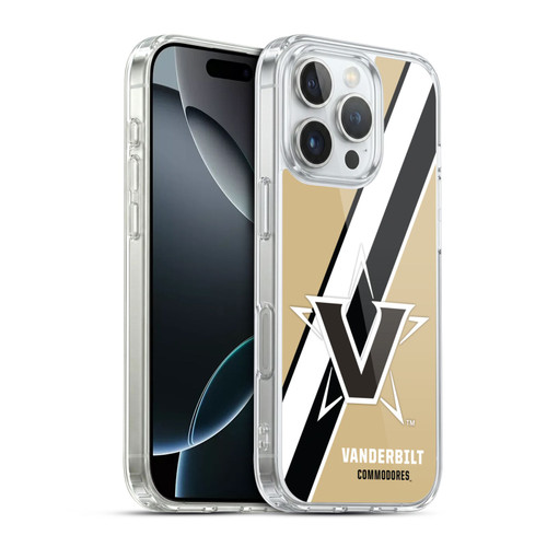 Vanderbilt University Vandy Vanderbilt University Stripes Soft Gel Case for Apple iPhone 16 Pro & MagSafe
