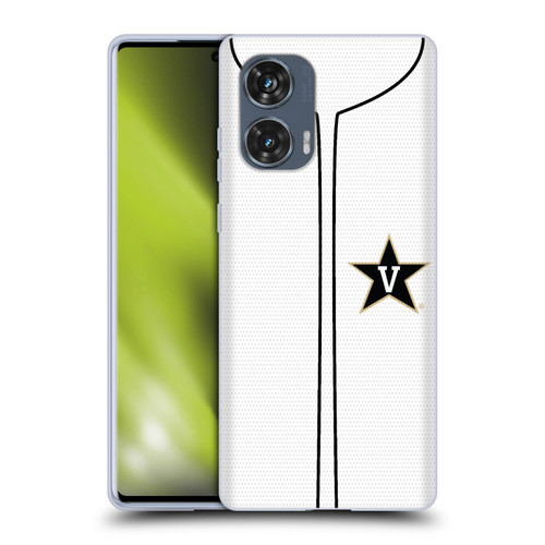 Vanderbilt University Vandy Vanderbilt University Baseball Jersey Soft Gel Case for Motorola Edge 50 Fusion
