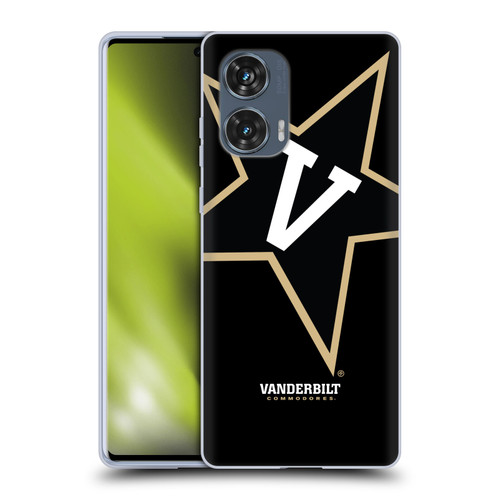 Vanderbilt University Vandy Vanderbilt University Oversized Icon Soft Gel Case for Motorola Edge 50 Fusion