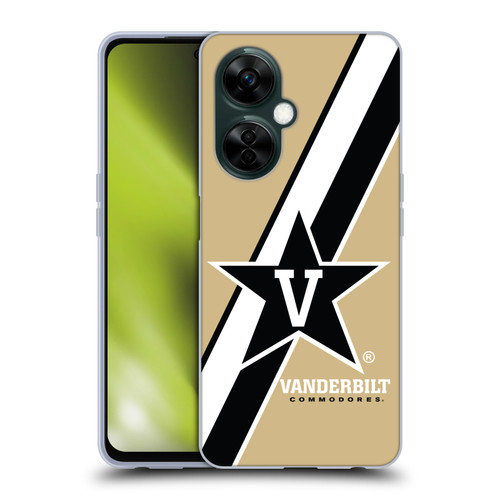 Vanderbilt University Vandy Vanderbilt University Stripes Soft Gel Case for OnePlus Nord N30
