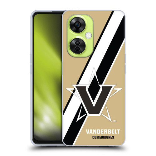 Vanderbilt University Vandy Vanderbilt University Stripes Soft Gel Case for OnePlus Nord CE 3 Lite 5G