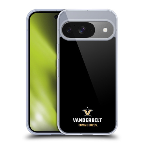 Vanderbilt University Vandy Vanderbilt University Logotype Soft Gel Case for Google Pixel 9 / Pixel 9 Pro