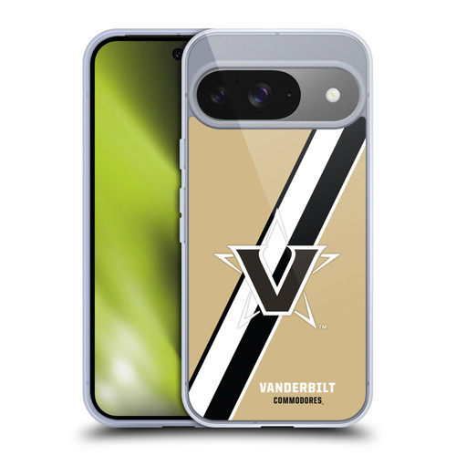 Vanderbilt University Vandy Vanderbilt University Stripes Soft Gel Case for Google Pixel 9 / Pixel 9 Pro