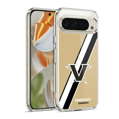 Vanderbilt University Vandy Vanderbilt University Stripes Soft Gel Case for Google Pixel 9 / Pixel 9 Pro