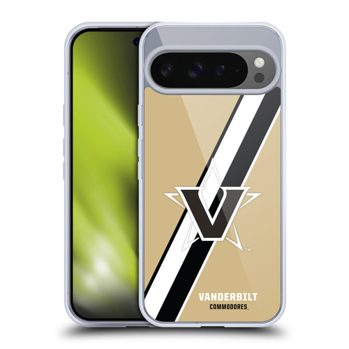 Vanderbilt University Vandy Vanderbilt University Stripes Soft Gel Case for Google Pixel 9 Pro XL
