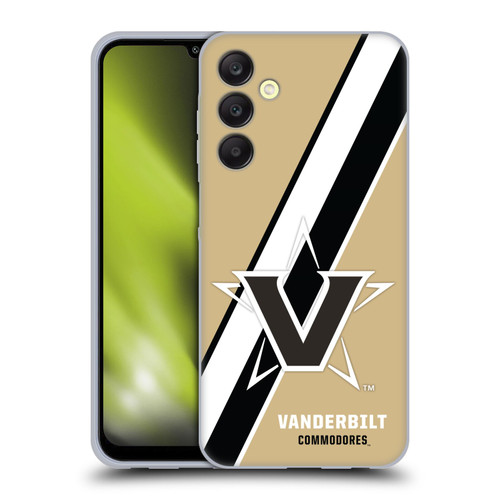 Vanderbilt University Vandy Vanderbilt University Stripes Soft Gel Case for Samsung Galaxy A25 5G