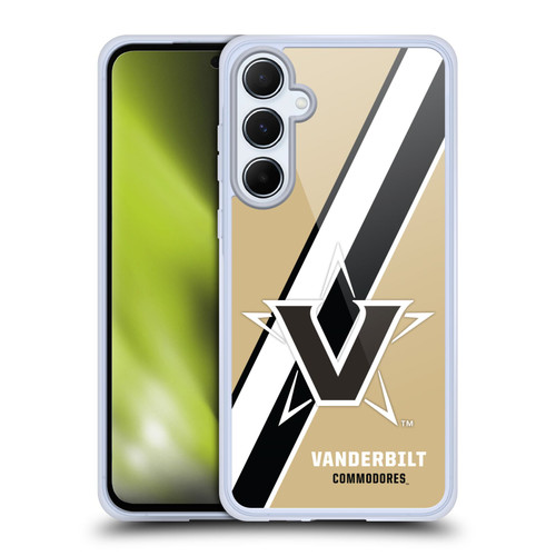 Vanderbilt University Vandy Vanderbilt University Stripes Soft Gel Case for Samsung Galaxy A55 5G