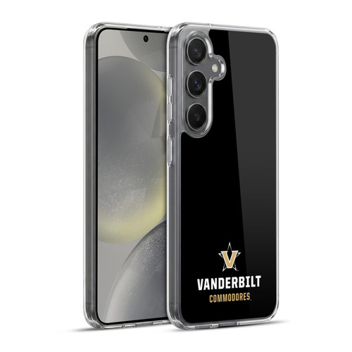 Vanderbilt University Vandy Vanderbilt University Logotype Soft Gel Case for Samsung Galaxy S24+ 5G & MagSafe