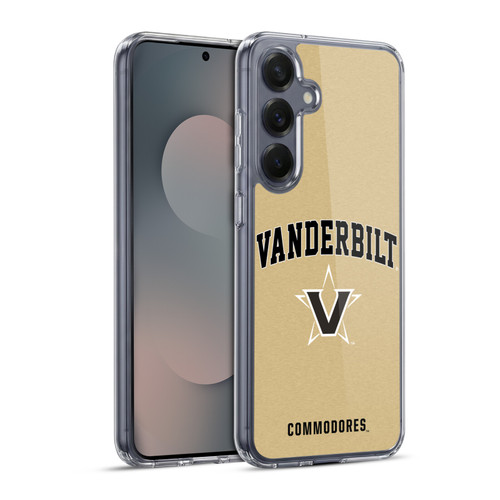 Vanderbilt University Vandy Vanderbilt University Campus Logotype Soft Gel Case for Samsung Galaxy S25+ & MagSafe