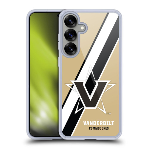 Vanderbilt University Vandy Vanderbilt University Stripes Soft Gel Case for Samsung Galaxy S25+