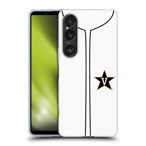 Vanderbilt University Vandy Vanderbilt University Baseball Jersey Soft Gel Case for Sony Xperia 1 VI 5G