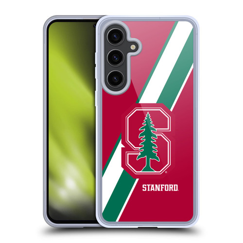 Stanford University The Farm Stanford University Stripes Soft Gel Case for Samsung Galaxy S24+ 5G
