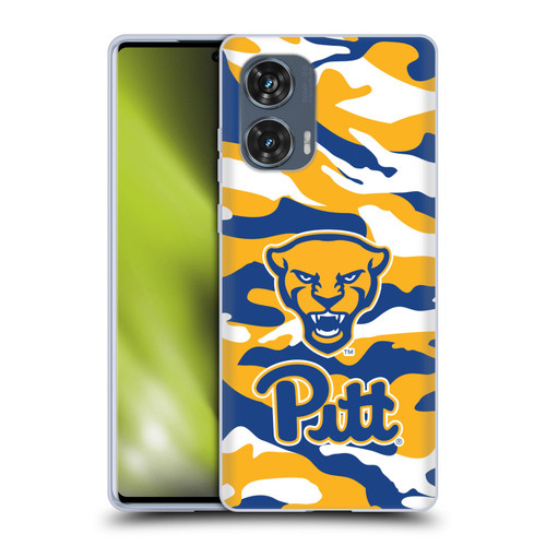 University Of Pittsburgh University of Pittsburgh Art Camou Full Color Soft Gel Case for Motorola Edge 50 Fusion