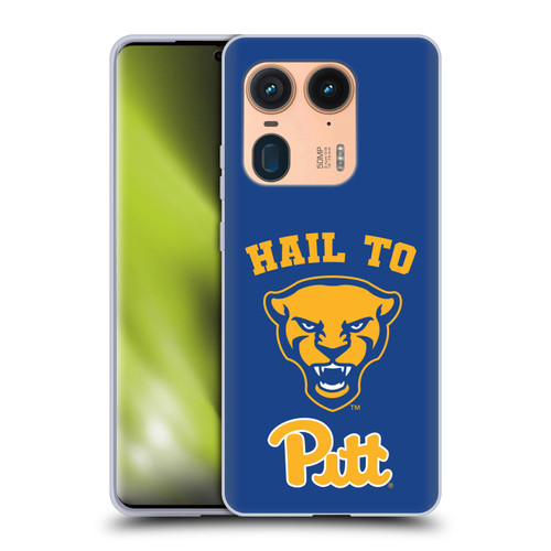 University Of Pittsburgh University of Pittsburgh Art Hail To Pitt Soft Gel Case for Motorola Edge 50 Ultra/X50 Ultra