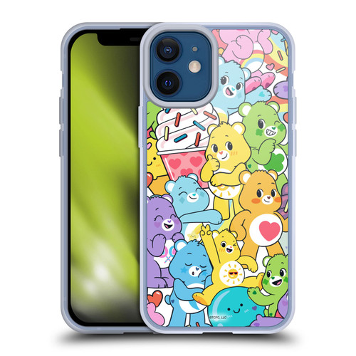 Care Bears Sweet And Savory Character Pattern Soft Gel Case for Apple iPhone 12 Mini