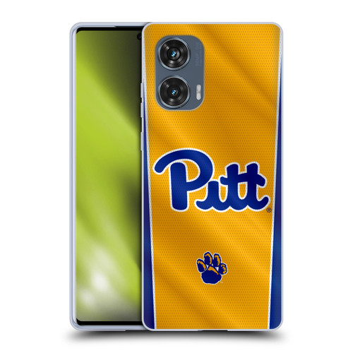 University Of Pittsburgh University Of Pittsburgh Banner Soft Gel Case for Motorola Edge 50 Fusion