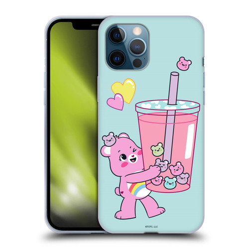 Care Bears Sweet And Savory Cheer Drink Soft Gel Case for Apple iPhone 12 Pro Max