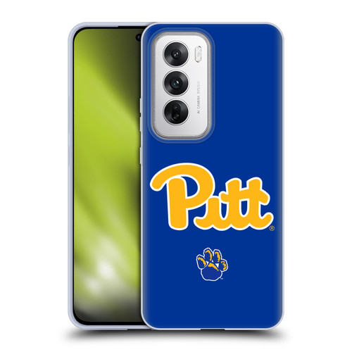 University Of Pittsburgh University Of Pittsburgh Plain Soft Gel Case for OPPO Reno12 5G