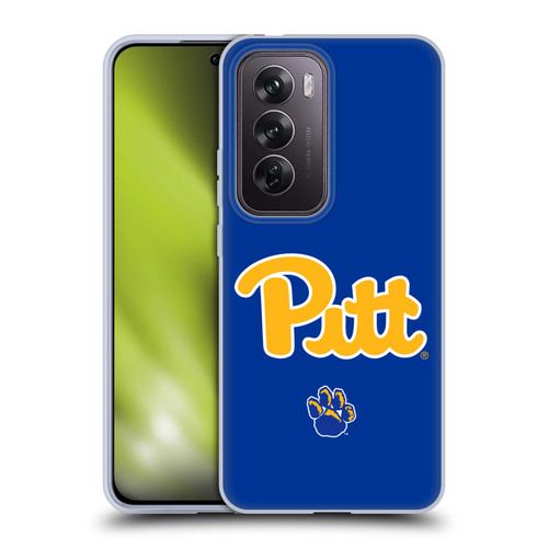 University Of Pittsburgh University Of Pittsburgh Plain Soft Gel Case for OPPO Reno12 Pro 5G