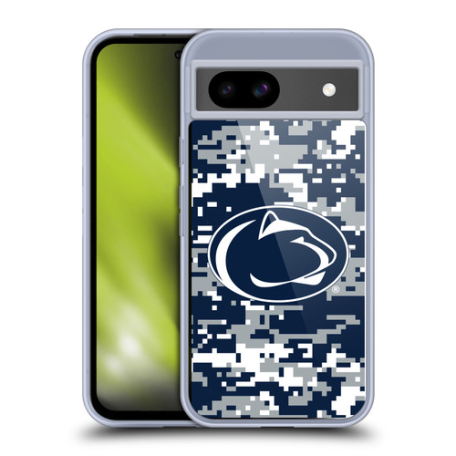 Pennsylvania State University PSU The Pennsylvania State University Digital Camouflage Soft Gel Case for Google Pixel 8a