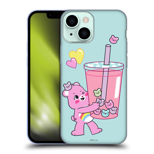 Care Bears Sweet And Savory Cheer Drink Soft Gel Case for Apple iPhone 13 Mini