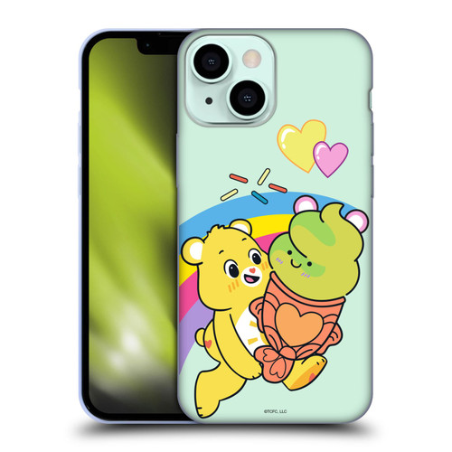 Care Bears Sweet And Savory Funshine Ice Cream Soft Gel Case for Apple iPhone 13 Mini