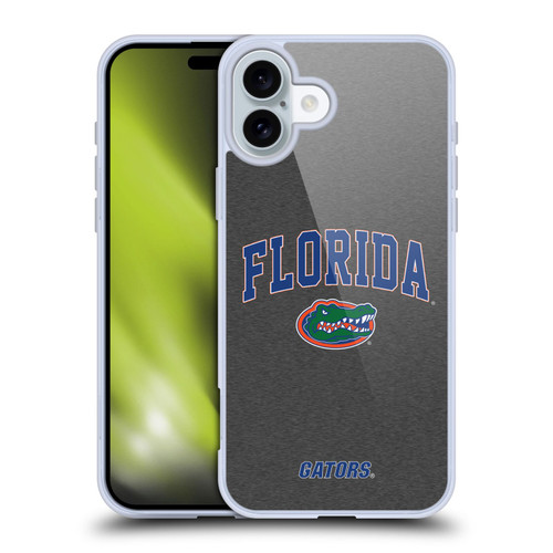 University Of Florida UF University Of Florida Campus Logotype Soft Gel Case for Apple iPhone 16 Plus