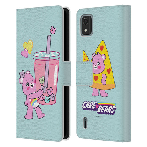 Care Bears Sweet And Savory Cheer Drink Leather Book Wallet Case Cover For Nokia C2 2nd Edition