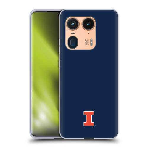 University Of Illinois U Of I University Of Illinois Fighting Illini Soft Gel Case for Motorola Edge 50 Ultra/X50 Ultra
