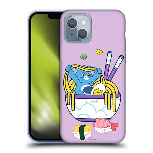 Care Bears Sweet And Savory Grumpy Ramen Sushi Soft Gel Case for Apple iPhone 14