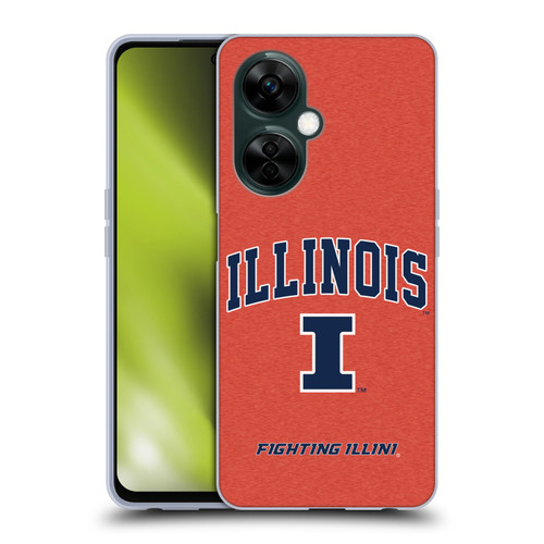 University Of Illinois U Of I University Of Illinois Campus Logotype Soft Gel Case for OnePlus Nord N30