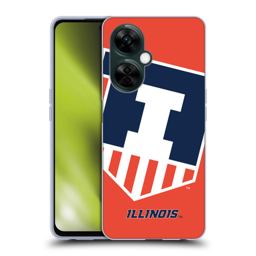 University Of Illinois U Of I University Of Illinois Oversized Icon Soft Gel Case for OnePlus Nord N30