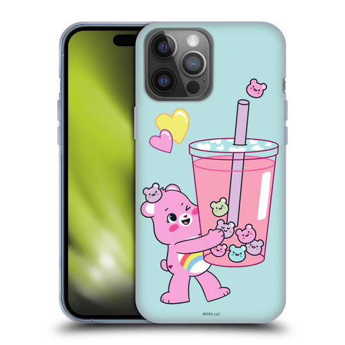 Care Bears Sweet And Savory Cheer Drink Soft Gel Case for Apple iPhone 14 Pro Max