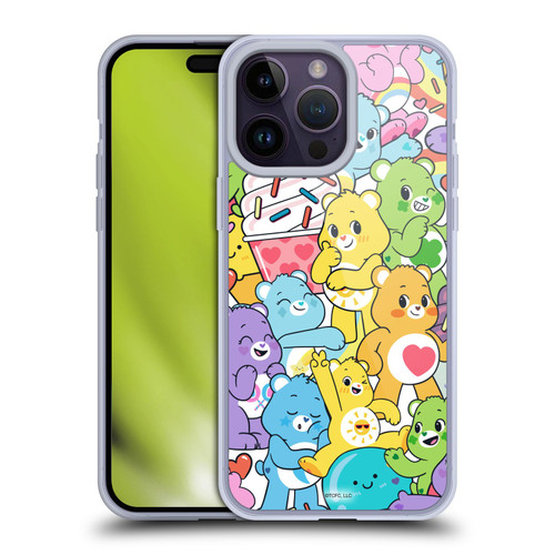 Care Bears Sweet And Savory Character Pattern Soft Gel Case for Apple iPhone 14 Pro Max