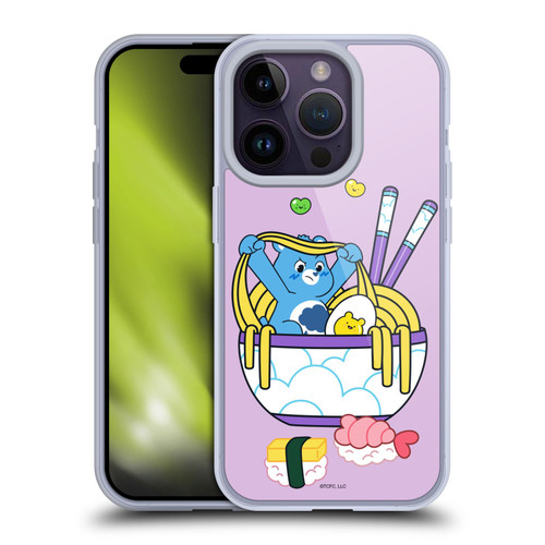 Care Bears Sweet And Savory Grumpy Ramen Sushi Soft Gel Case for Apple iPhone 14 Pro