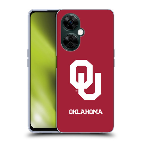 University of Oklahoma OU The University of Oklahoma Plain Soft Gel Case for OnePlus Nord N30