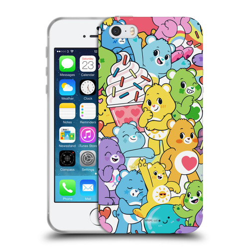 Care Bears Sweet And Savory Character Pattern Soft Gel Case for Apple iPhone 5 / 5s / iPhone SE 2016