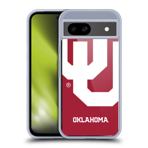 University of Oklahoma OU The University of Oklahoma Oversized Icon Soft Gel Case for Google Pixel 8a