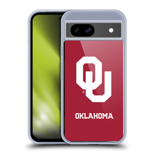 University of Oklahoma OU The University of Oklahoma Plain Soft Gel Case for Google Pixel 8a