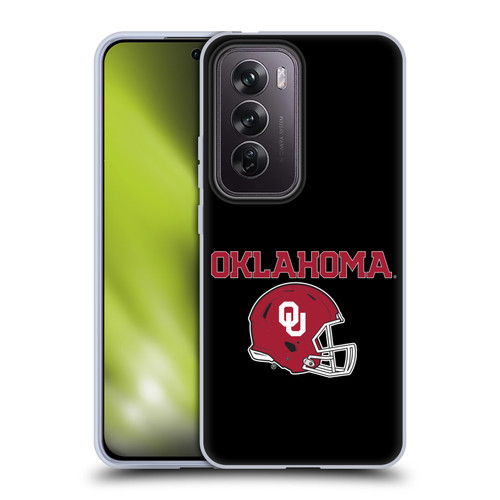 University of Oklahoma OU The University of Oklahoma Helmet Logotype Soft Gel Case for OPPO Reno12 Pro 5G