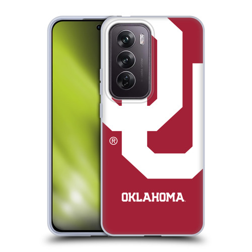 University of Oklahoma OU The University of Oklahoma Oversized Icon Soft Gel Case for OPPO Reno12 Pro 5G