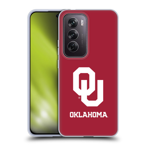University of Oklahoma OU The University of Oklahoma Plain Soft Gel Case for OPPO Reno12 Pro 5G