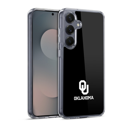 University of Oklahoma OU The University of Oklahoma Logo Soft Gel Case for Samsung Galaxy S25 & MagSafe